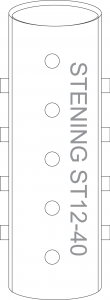 Esquema dimensional del Stening Bronquial