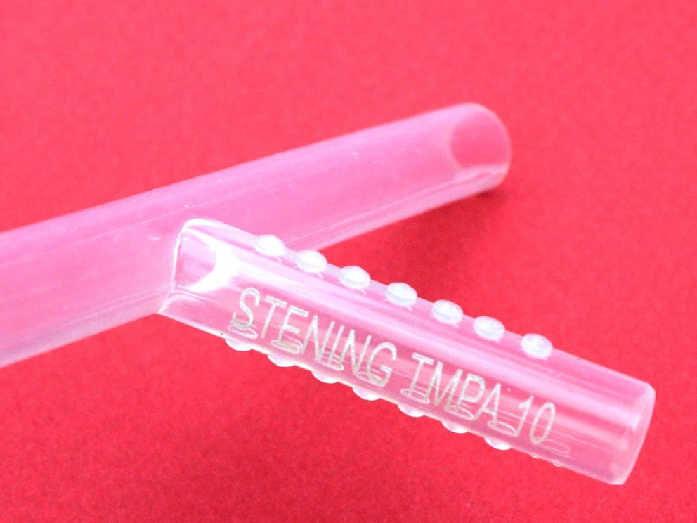 Tubo en T pediátrico con anillo de fijación