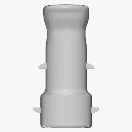 Stent subglótico Artemic, vista de anclajes